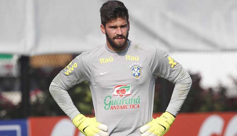 Alisson será el encargado de defender la portería brasileña ante Perú.