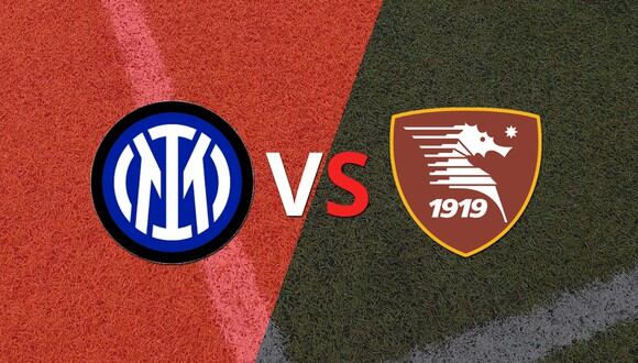 ¡Ya se juega la etapa complementaria! Inter vence Salernitana por 2-0
