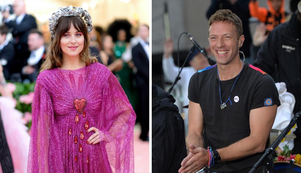 Chris Martin y Dakota Johson habrían terminado su relación, según medios internacionales (Fotos: AFP)