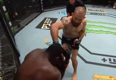 ¡Lo madrugó! Peleador de UFC finalizó a su rival en solo un minuto de combate en Las Vegas [VIDEO]