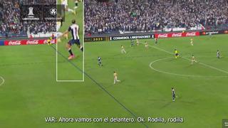 ¿Por qué el VAR anuló el penal a favor de Alianza Lima contra Atlético Mineiro?