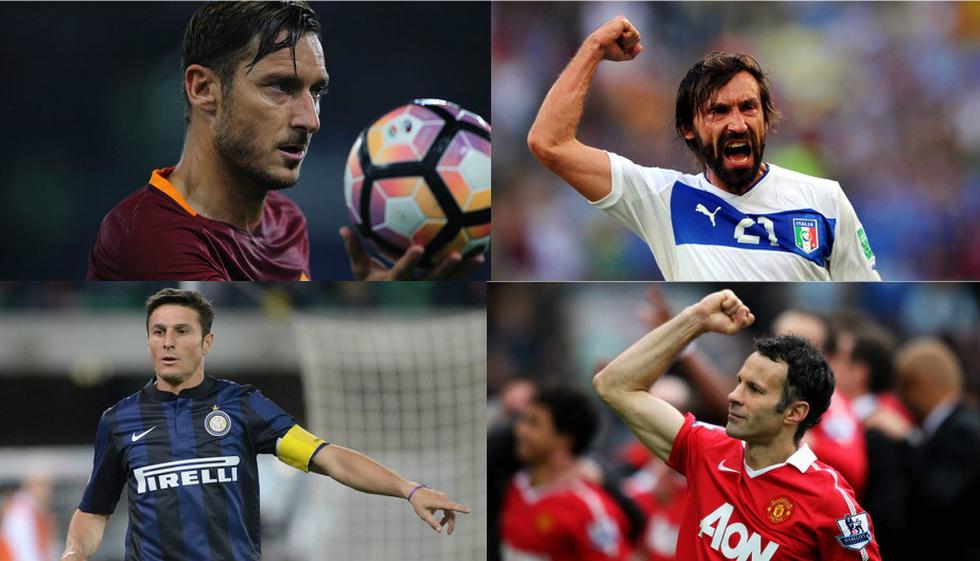 Como Totti: los futbolistas más respetados y admirados a nivel mundial. (Getty Images)