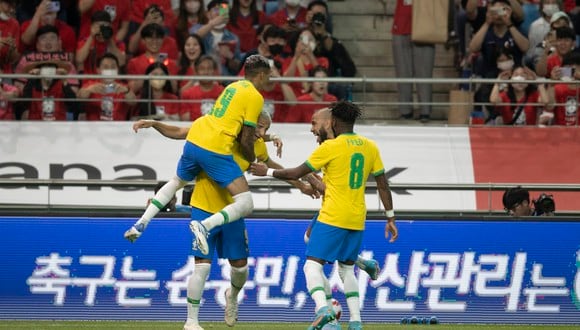 Brasil vs. Corea del Sur en Seúl en amistoso de fecha FIFA. (Foto: CBF)