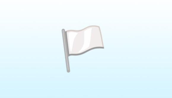 Si alguien te mandó una bandera blanca por WhatsApp, aquí te sacaremos de dudas. (Foto: Emojipedia)