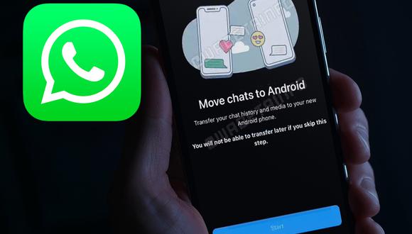 Conoce el método para pasar tus chats de WhatsApp de Android a iPhone. (Foto: WABeta Info)