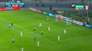 Estuvo cerca: el palo que salvó a la Selección Peruana del primer gol de Uruguay [VIDEO]