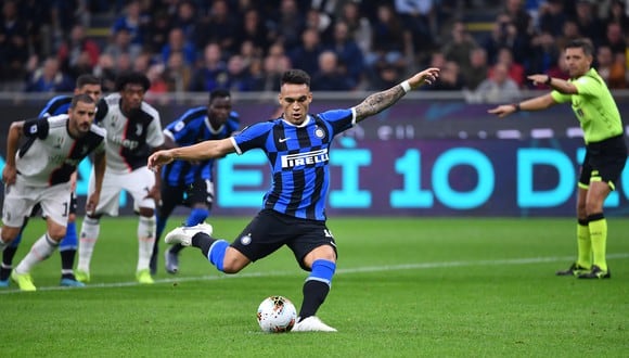 Lautaro Martínez llegó al Inter de Milán desde Racing Club en 2018. (AFP)
