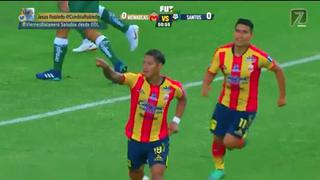 Un 'rayo' cayó en Morelos: Sandoval marcó golazo de cabeza ante Santos [VIDEO]