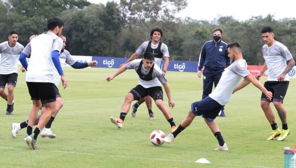 Paraguay continúa con sus entrenamientos. (Foto: APF)