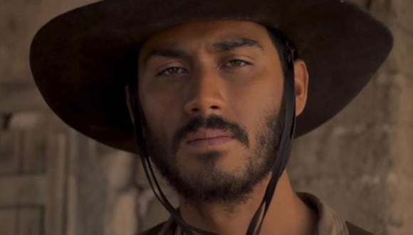 Alejandro Speitzer como Joaquín Carrillo en "La cabeza de Joaquín Murrieta". Una representación que fue cuestionada (Foto: Amazon Prime Video)