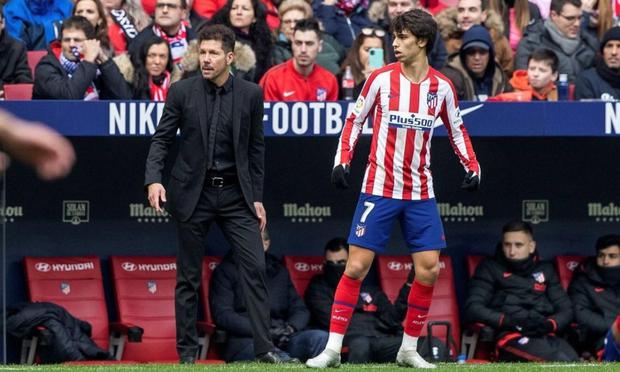 Joao Félix salió del Atlético de Madrid en enero peleado con Diego Simeone. (Foto: AFP)