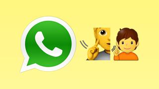 ¿Cuál es el significado del emoji de la persona señalando su oreja y cuándo usarlo WhatsApp?