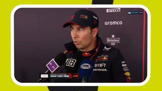 Sergio ‘Checo Pérez: “Llegó Hamilton y, prácticamente, arruinó toda mi parte derecha del auto”