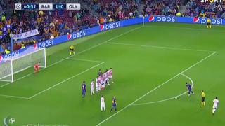 Los 100 del '10': Messi marcó espectacular golazo de tiro libre y logró récord en competiciones europeas