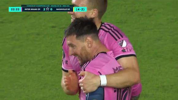 Gol de Messi para el 2-0 de Inter Miami. (VIDEO : STAR PLUS)