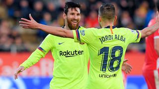 Con golazo de Lionel Messi, Barcelona ganó 2-0 a Girona por la Liga Santander