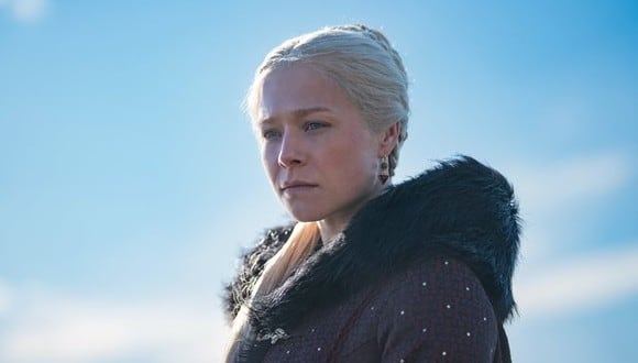 La actriz Emma D’Arcy como Rhaenyra Targaryen de adulta en “House of the Dragon” (Foto: HBO)