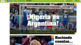 ¡Celebra Argentina! Así informaron los medios del triunfo de Nigeria sobre Islandia