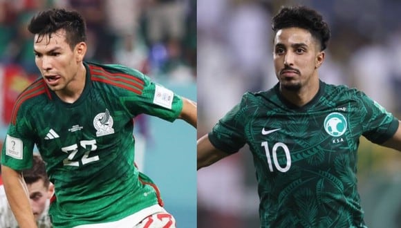 México vs. Arabia Saudita en la fecha 3 del Grupo C por el Mundial Qatar 2022  (Foto: Composición Depor)