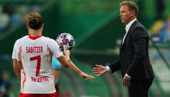 Julian Nagelsmann tiene contrato con el Leipzig hasta 2023. (Reuters)