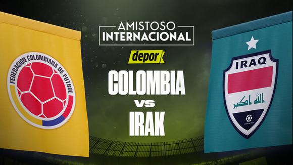 Colombia vs. Irak EN VIVO: a qué hora y dónde ver el partido amistoso (Video: Gol Caracol).