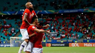 Chile, a cuartos de final tras vencer a Ecuador en el Arena Fonte Nova por la Copa América 2019