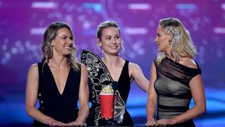 MTV Awards: Brie Larson dedica el premio de “Mejor pelea” a sus dobles de “Capitana Marvel”