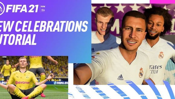 FIFA 21 compartió este tutorial para hacer las nuevas celebraciones