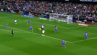 Sorprendió a todos: golazo Zaza para adelantar al Valencia ante Real Madrid [VIDEO]