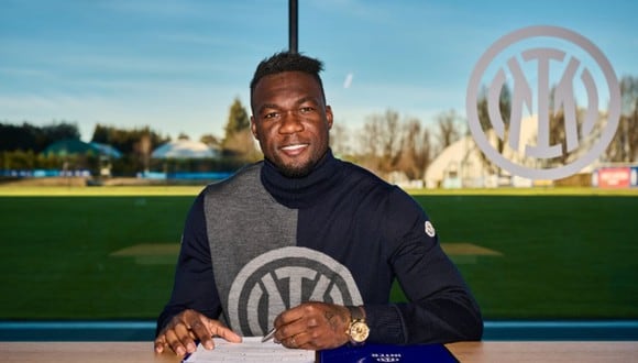 Felipe Caicedo firmó con el Inter de Milán hasta el final de temporada. (@Inter)