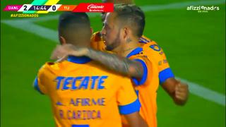 Medio gol es de Quiñones: Nicolás López y el 2-0 del Tigres vs. Tijuana por la Liga MX [VIDEO]