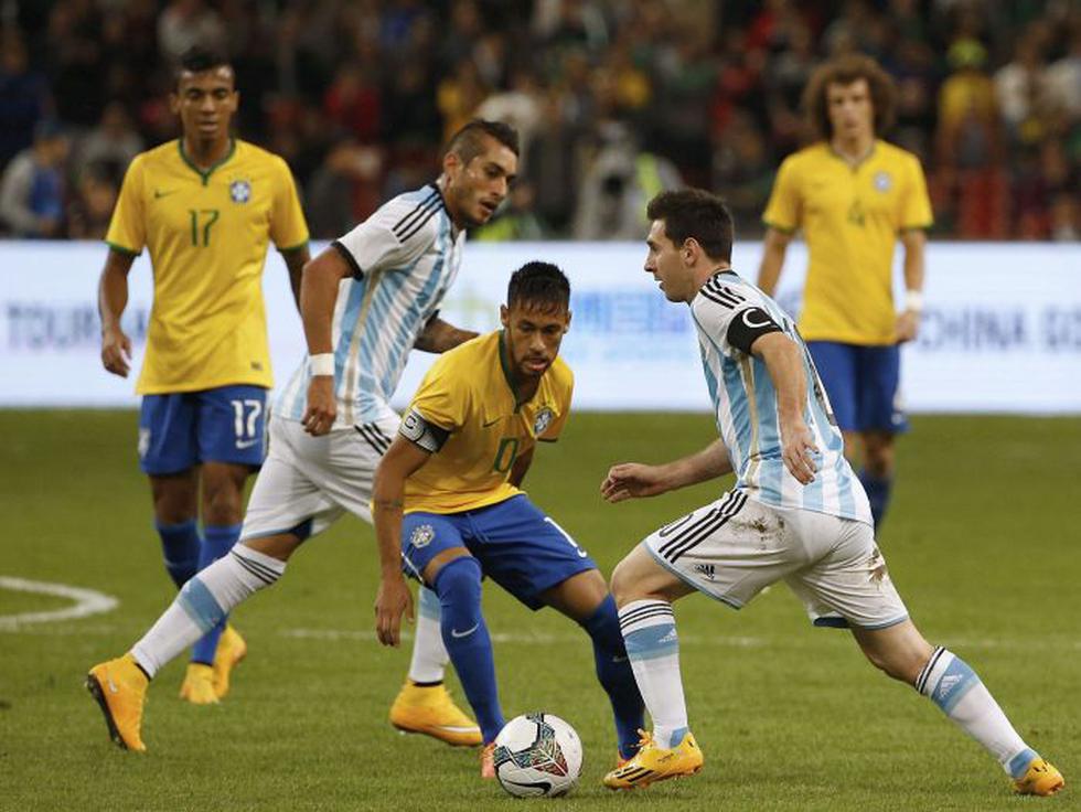 Superclásico de las Américas 2014: Brasil le ganó 2-0 a Argentina en Beijing (China), con doblete de Diego Tardelli. (REUTERS)