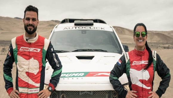 El piloto peruano Ashley García correrá en Dubái, en la última fecha del Mundial Baja 2023 (foto: difusión).