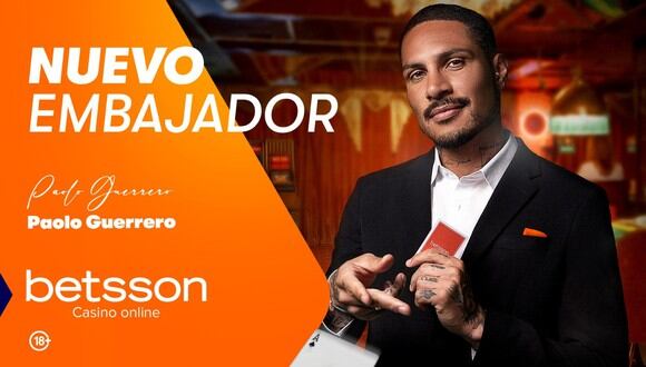 El delantero peruano es el nuevo embajador global de Casino de Betsson. (Foto: Betsson).