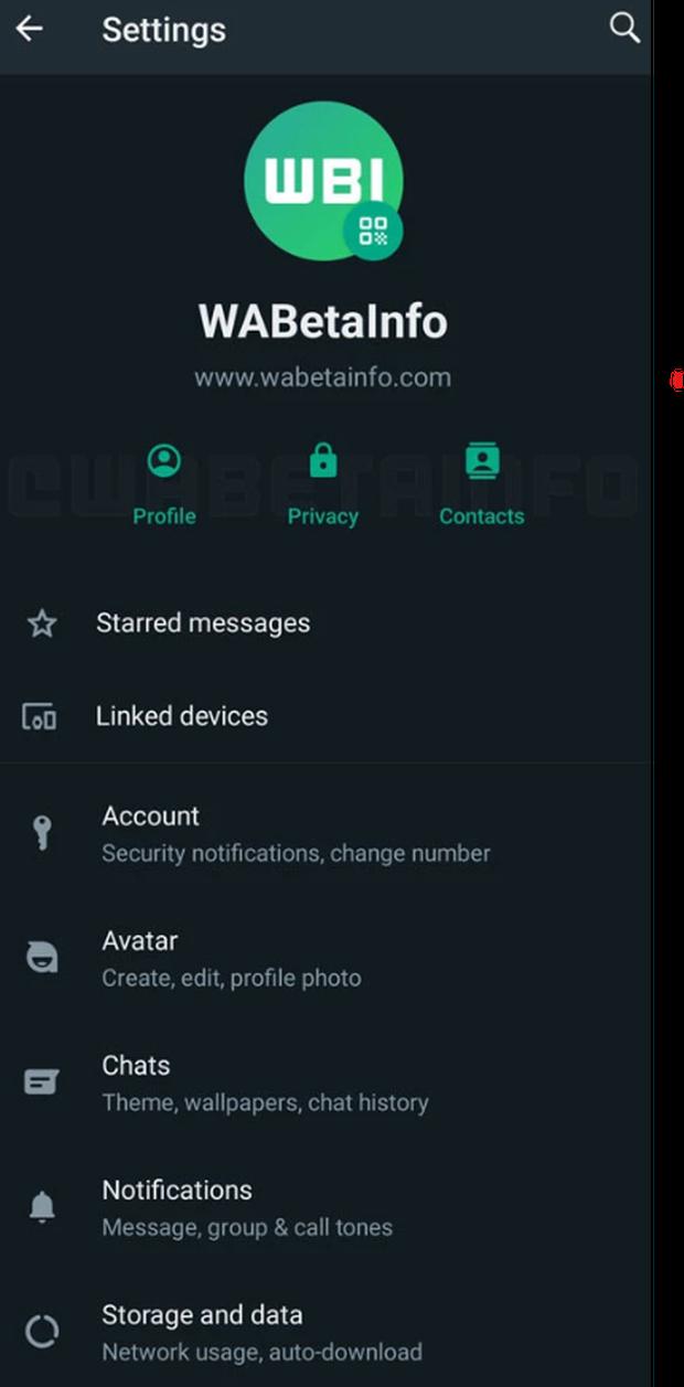 Preview when you access the icon of your profile photo.  (Photo: Wabeta Info)