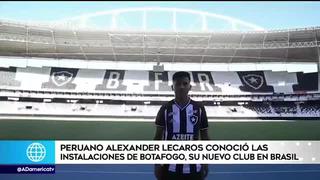 Alexander Lecaros sorprendido por instalaciones del Botafogo