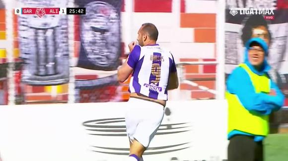 Hernán Barcos anotó el 1-0 en el partido entre Alianza Lima y Garcilaso. (Video: Liga 1 MAX)