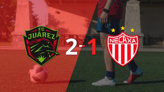 Segundo gol de FC Juárez que le gana a Necaxa por 2 a 1