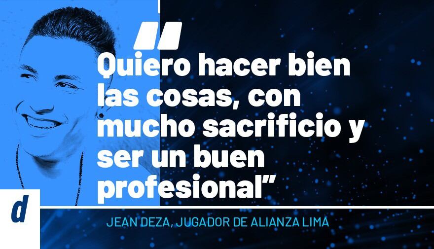 Las frases de Jean Deza que convencieron a Alianza Lima de su cambio. (Diseño: GEC)