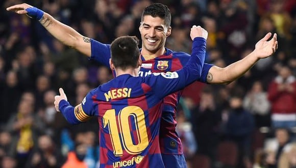 Luis Suárez felicitó a Barcelona por salir campeón de la Copa del Rey. (Foto: AFP)
