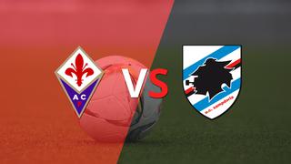 Termina el primer tiempo con una victoria para Fiorentina vs Sampdoria por 3-1