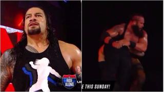 ¡Se vengó! Roman Reigns le aplicó una brutal 'lanza' a Braun Strowman en RAW [VIDEO]