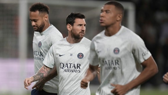 Se revelaron los sueldos 'XL' de Messi, Neymar y Mbappé. (Foto: AP)