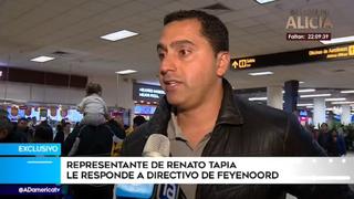 Representante de Renato Tapia calificó de inapropiada la declaración del directivo del Feyernood