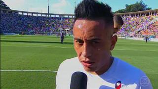 El más buscado por la prensa: la primera entrevista a Cueva tras sus destacados 45' con Santos