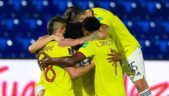 Colombia venció 3-1 a Chile en el duelo por la fecha 10 de Eliminatorias Qatar 2022. (Foto. Getty)