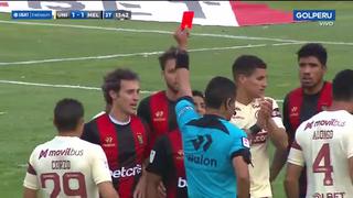 ¡A las duchas! Horacio Orzán salió expulsado del Universitario vs. Melgar [VIDEO]