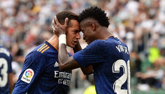 Real Madrid le ganó a Elche y alcanzó la punta de LaLiga Santander. (Foto: Getty Images)