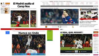 Real Madrid: así reaccionó la prensa internacional tras su victoria en Clásico