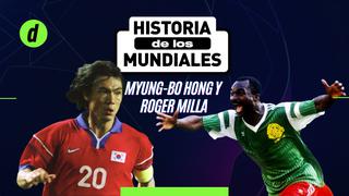 Myung-bo y Roger Milla, estrellas en sus selecciones pero que no lograron un Mundial